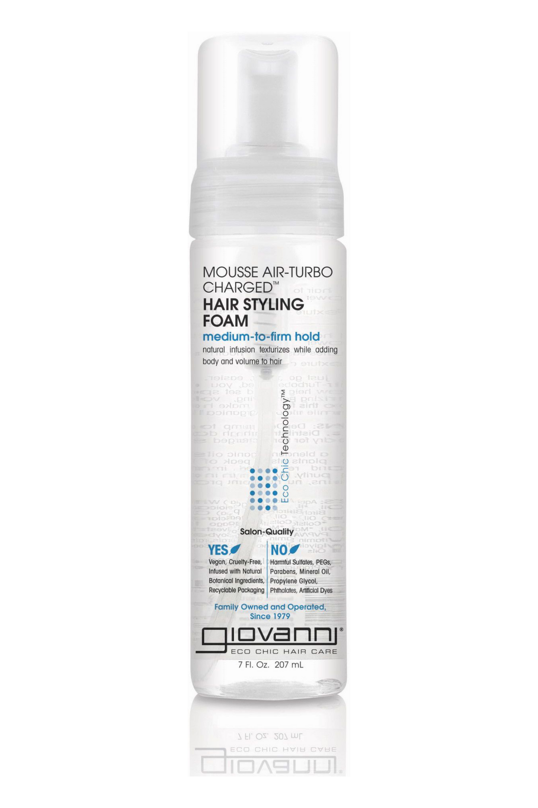 Natural Mousse Hair Styling Foam
